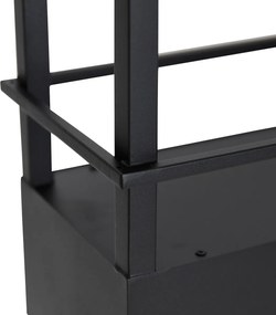 Inteligentna lampa wisząca czarna z półką, w tym 4 Wifi GU10 - Cage Rack