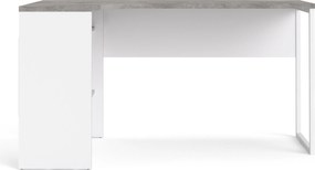Biurko narożne Function 118 biały/beton