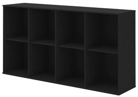 Czarny modułowy system półek 136x69 cm Mistral Kubus – Hammel Furniture