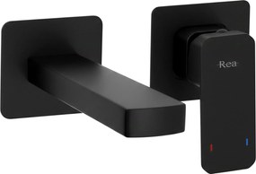 Bateria Umywalkowa Podtynkowa REA Arlo Czarna