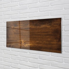 Panel szklany do Kuchni Drewniane Słoje z Sękami