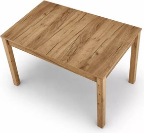 Stół rozkładany Modulor 118-158x75 z blatem z płyty laminowanej na drewnianych nogach do kuchni