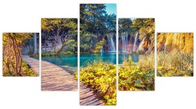 Obraz - Jeziora Plitwickie, Chorwacja (125x70 cm)