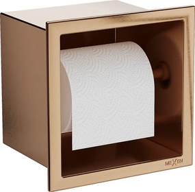 Mexen X-Wall-P uchwyt na papier toaletowy, miedź szczotkowana - 19C3