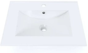 Szafka pod umywalkę DUESA 1S 60cm dąb złoty HALMAR