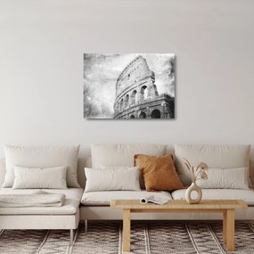 Obraz na szkle - Vintage pocztówka miasta N⁰1 (70x50 cm)