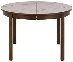 Okrągły rozkładany stół z ceramicznym blatem ø 120 cm Southampton – Actona