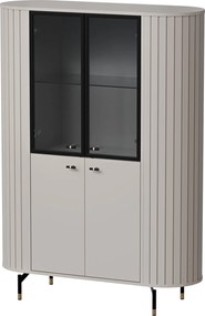 Masseno Witryna THIRA 155 x 112,3 cm do Salonu stojąca Kaszmir