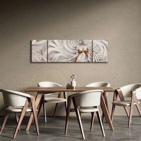 Obraz bogini z motywem kwiatowym (170x50 cm)