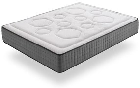 Twardy/średnio twardy sprężynowy materac dwustronny 90x200 cm Hexacare Bagged Springs – Moonia