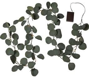 Zielona dekoracja świetlna LED Star Trading Eucalyptus, dł. 1,8 m