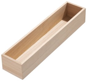 Organizer kuchenny z drewna paulownia iDesign, 38x8,4 cm