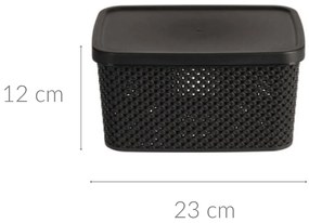 Pojemnik plastikowy z pokrywą zamykany, 3500 ml
