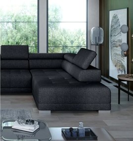 Narożnik CAMPO XL z elektryczną regulacją siedziska Prawostronny w tkaninie MEMPHIS 20 WERSAL