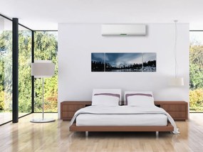 Obraz - Na zamarzniętym jeziorze (170x50 cm)