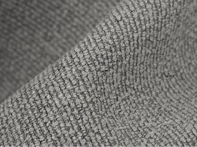 Szary narożnik z materiału bouclé (lewostronny/z szezlongiem) Aloha – Makamii