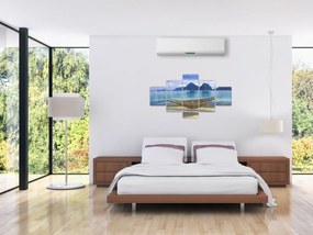 Obraz - Obraz hamaka na plaży 2 (125x70 cm)