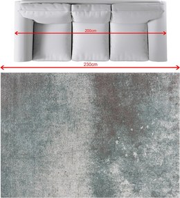 Dywan Softness cream/sage green 160x230cm