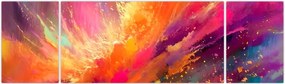 Obraz - Dynamiczna abstrakcja (170x50 cm)