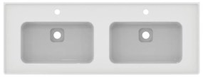 Biała ceramiczna umywalka podwójna 124x46 cm Strada II – Ideal Standard