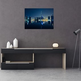Obraz miasta nocą (70x50 cm)