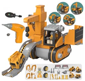 Woopie mega plac budowy 5w1 zestaw xxl do skręcania diy