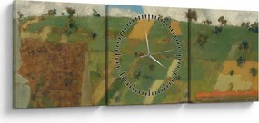Obraz - Edouard Vuillard, Landscape of the Ile de France, reprodukcje (z zegarem) (90x30 cm)