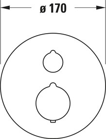Termostat prysznicowy podtynkowy Duravit C.1