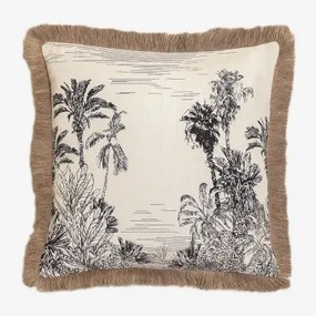 Kwadratowa Poduszka 45x45 Cm Z Bawełny Diwas A - Sklum