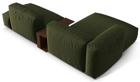 Zielony narożnik modułowy (lewostronny) Martina – Micadoni Home