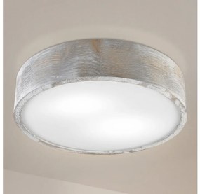 Brilagi - Lampa sufitowa PINO 2xE27/15W/230V sosna/srebrna śr. 37,5 cm