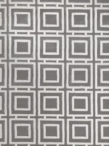 Dywan nowoczesny Perles romby szaro-kremowe 200 cm x 280 cm