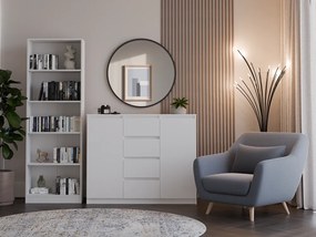 Komoda z 6 szufladami Malwa 2D4S/120 BIAŁY
