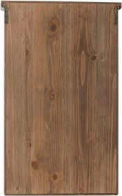 Czarna witryna z litego drewna jodłowego wisząca 50x80x14 cm Hazem – Bloomingville