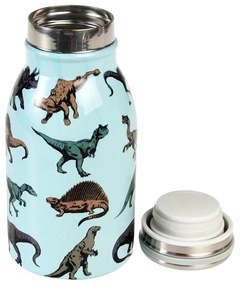 Jasnoniebieska butelka dla dzieci ze stali nierdzewnej 250 ml Prehistoric Land – Rex London