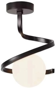 Plafon lampa sufitowa szklana metalowa AT62-1SZ-Czarny