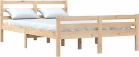 Podwójne łóżko z naturalnej sosny 160x200 Z2-W76