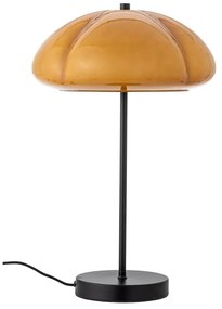 Lampa stołowa w kolorze ochry ze szklanym kloszem (wysokość 46,5 cm) Kinoko – Bloomingville