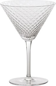 Martini - Zestaw 4 kieliszków do koktajli i wina aromatycznego o pojemności 23 cl, szkło, elegancki design - Zafferano Wyprodukowano we Włoszech