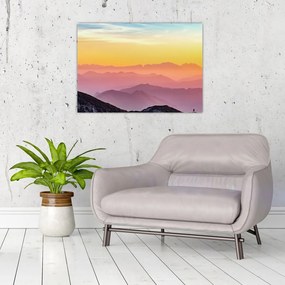 Obraz kolorowego nieba (70x50 cm)