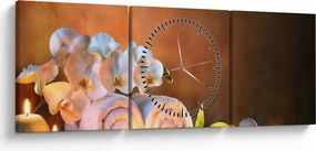 Obraz - Relaks i spa (z zegarem) (90x30 cm)