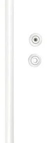 Biały drążek teleskopowy na zasłonę prysznicową Wenko Shower Curtain Rod