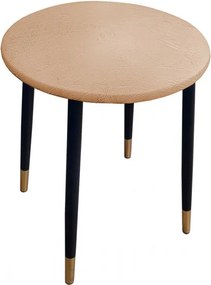 Taboret TRIX stelaż metalowy STOŁEK LOFT : Kolor nogi - Czano-złota stożek, Kolor tkaniny - SKAJ - AL9, Typ tkaniny - Skaj
