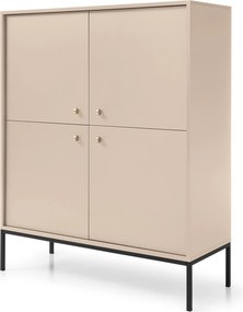 Komoda MONDO 104 cm do Salonu Sypialni Odcienie beżu