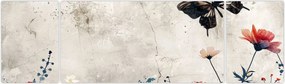 Obraz - Łąka w betonie (170x50 cm)