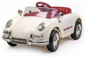 Baby Mix Elektryczny samochód dla dzieci RetroPearl, biały
