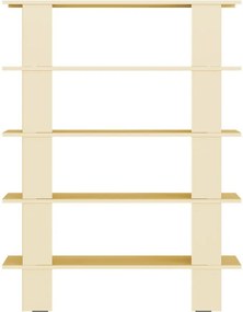 Żółty metalowy regał 120x156x37 cm Hes – noo.ma