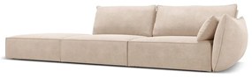 Beżowy szezlong (prawostronny) Vanda – Mazzini Sofas