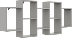 Szara minimalistyczna półka ścienna H7-D56