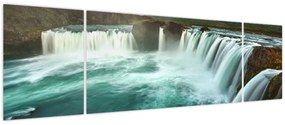 Obraz - Wodospady (170x50 cm)